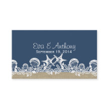 Blue Seashell Beach trouwplaats kaarten