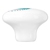 Blue Seashell Coastal Beach House Keramische Knop (Zijkant)