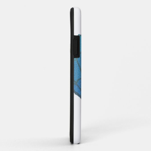 Blue Seashell Mosaic Case-Mate iPhone Case (Achterkant/rechts)