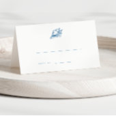 Blue  Seashell Wedding Escort Kaarten Plaatskaartje