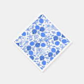 Blue Seashells BEACH Vrijgezellenfeest Party Servet (Hoek)