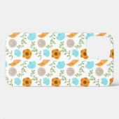 Blue Seashells Sea Snail Orange Flower Case-Mate iPhone Case (Achterkant (horizontaal))