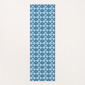 Blue Seashells Yoga Mat – voor sereniteit en comfo (Voorkant)