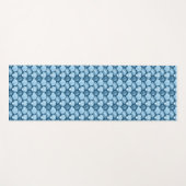 Blue Seashells Yoga Mat – voor sereniteit en comfo (Voorkant (horizontaal))