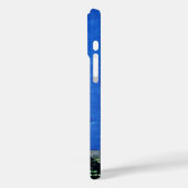 Blue Seattle Skyline Shower Curtain Case-Mate iPhone Case (Achterkant / Links)