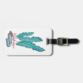 Blue Seaweed Algae Thunder_Cove Bagagelabel (Voorkant horizontaal)