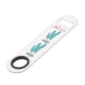 Blue Seaweed Algae Thunder_Cove Speed Flessenopener (Voorkant Gekanteld)