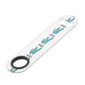 Blue Seaweed Algae Thunder_Cove Speed Flessenopener (Achterkant Gekanteld)