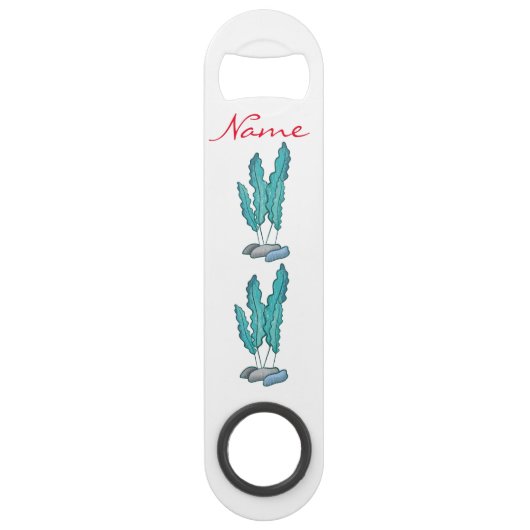 Blue Seaweed Algae Thunder_Cove Speed Flessenopener (Voorkant)