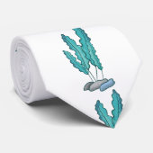 Blue Seaweed Algae Thunder_Cove Stropdas (Opgerold)