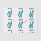 Blue Seaweed Algae Thunder_Cove Tissuepapier (Voorkant)