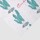 Blue Seaweed Algae Thunder_Cove Tissuepapier (Detail)