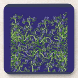 Blue Seaweed Florah Design Onderzetter