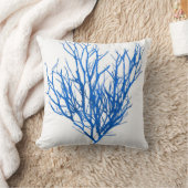 Blue Seaweed no.10 stranddecor Kussen (Deken)