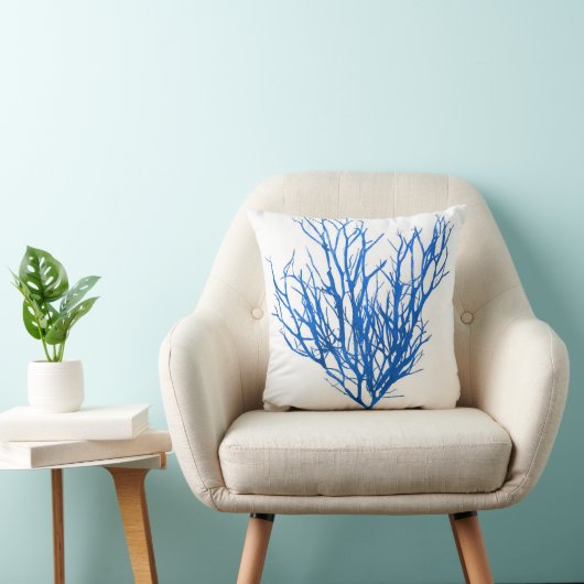 Blue Seaweed no.10 stranddecor Kussen (Stoel)