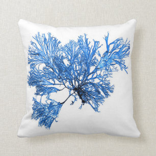 Blue Seaweed no.6 Coastal Living Decor Kussen