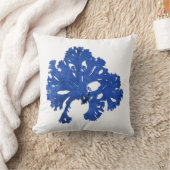Blue Seaweed no. 9 Nautical art decor Kussen (Deken)