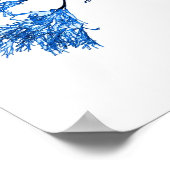 Blue Seaweed Print nr. 6 Coastal Botanical Print. (Hoek)