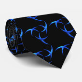 Blue Sensation Stropdas (Opgerold)