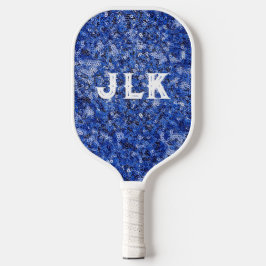Blue Sequin Signature Pickleball Paddle