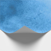 Blue Serenity – Waterverf textuur inpakpapier (Hoek)