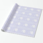 Blue Serenity White Rose Wedding Cadeaupapier<br><div class="desc">De tekst is in het wit en is volledig aanpasbaar (vul je gegevens in op de spots rechts onder de productdetails). Dit ontwerp is ideaal voor een rustieke of romantische bruiloft met een thema. U kunt afbeelding, tekst, lettertype en kleuren wijzigen of wijzigen met de knop "IT AANPASSEN!" onder het...</div>