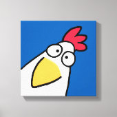 Blue SERIOUS CHICKEN door Sandra Boynton Canvas Afdruk (Voorkant)