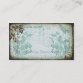 Blue Shabby Chic Visitekaartje (Achterkant)
