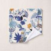 Blue Shade Autumn Garden Bad Handdoek (Wasdoekje)