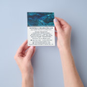 Blue Shade, Painter & Decorator Adverteren Flyer (Hand)