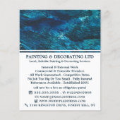 Blue Shade, Painter & Decorator Adverteren Flyer (Voorkant)