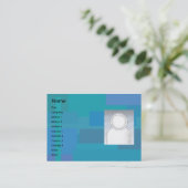 Blue Shades - Chubby Visitekaartje (Staand voorkant)