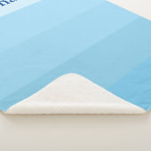 BLUE SHADES SHERPA BLANKET DEKEN (3/4)