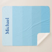 BLUE SHADES SHERPA BLANKET DEKEN (Voorkant (horizontaal))