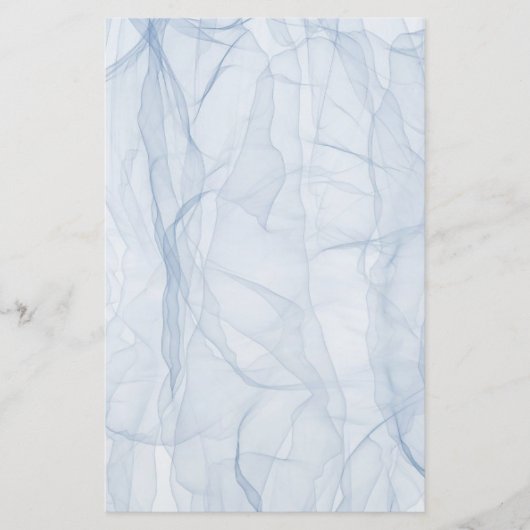 Blue Shadow Patroon Briefpapier (Voorkant)