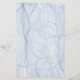 Blue Shadow Patroon Briefpapier