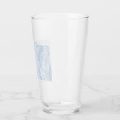 Blue Shadow Patroon Glas (Links)