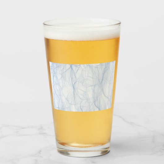 Blue Shadow Patroon Glas (Voorkant gevuld)