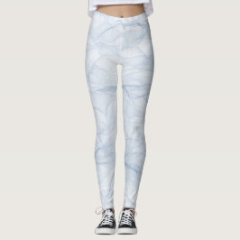 Blue Shadow Patroon Leggings
