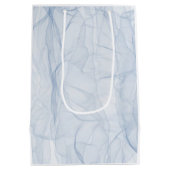 Blue Shadow Patroon Medium Cadeauzakje (Achterkant)