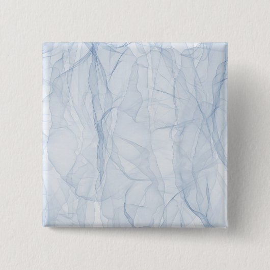 Blue Shadow Patroon Vierkante Button 5,1 Cm (Voorkant)