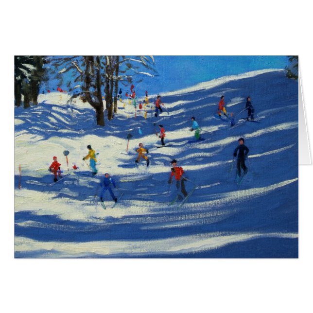 Blue shadows Morzine (Voorkant Horizontaal)