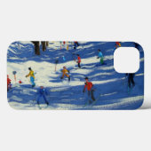 Blue shadows Morzine Case-Mate iPhone Case (Achterkant (horizontaal))