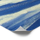 Blue shadows Morzine Poster (Hoek)