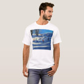 Blue shadows Morzine T-shirt (Voorkant volledig)