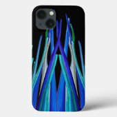 blue shards Hoesje-Mate iPhone case (Achterkant)