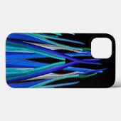 blue shards Hoesje-Mate iPhone case (Achterkant (horizontaal))