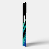 blue shards Hoesje-Mate iPhone case (Achterkant / Rechts)