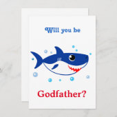 Blue Shark Godfather Voorstel voor Baby haai (Voorkant / Achterkant)