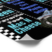 Blue Shark Monster Truck Milestone Chart Poster (Hoek)